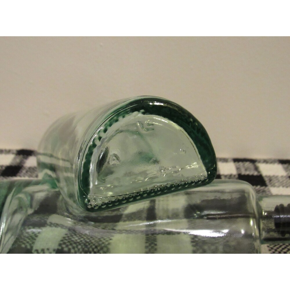 Vintage Vetreria Etrusca Italian Glass Oil & Vinegar Cruet Set